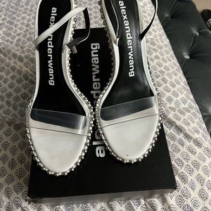 White Alexander Wang Nova Heel